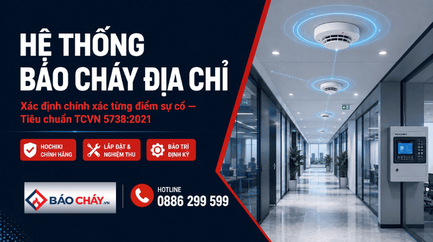 Hệ thống báo cháy địa chỉ nguyên lý, tiêu chuẩn và lựa chọn 2026