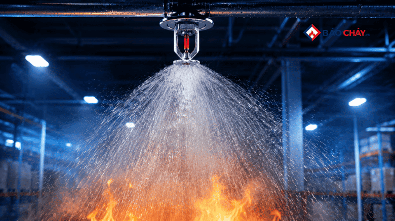 Nguyên lý hoạt động của hệ thống sprinkler
