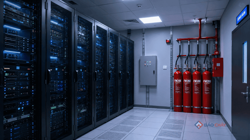 Giải pháp chữa cháy phòng server, trung tâm dữ liệu