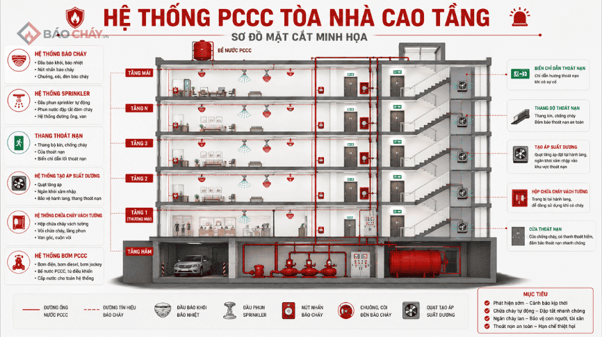 Hệ thống PCCC tòa nhà cao tầng