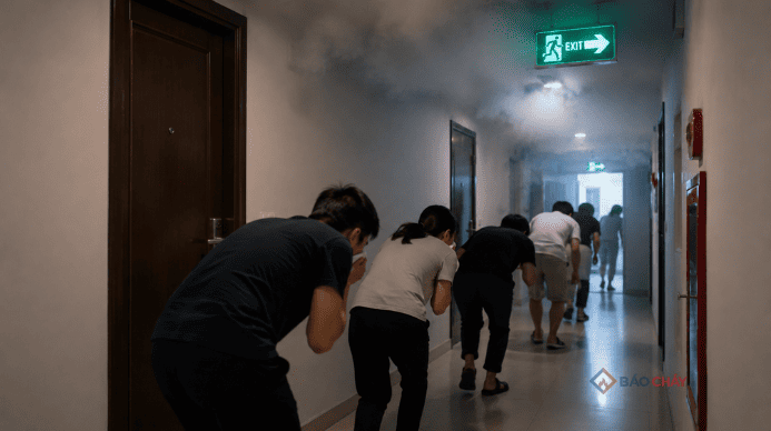 Kỹ năng thoát hiểm khi cháy chung cư, nhà cao tầng