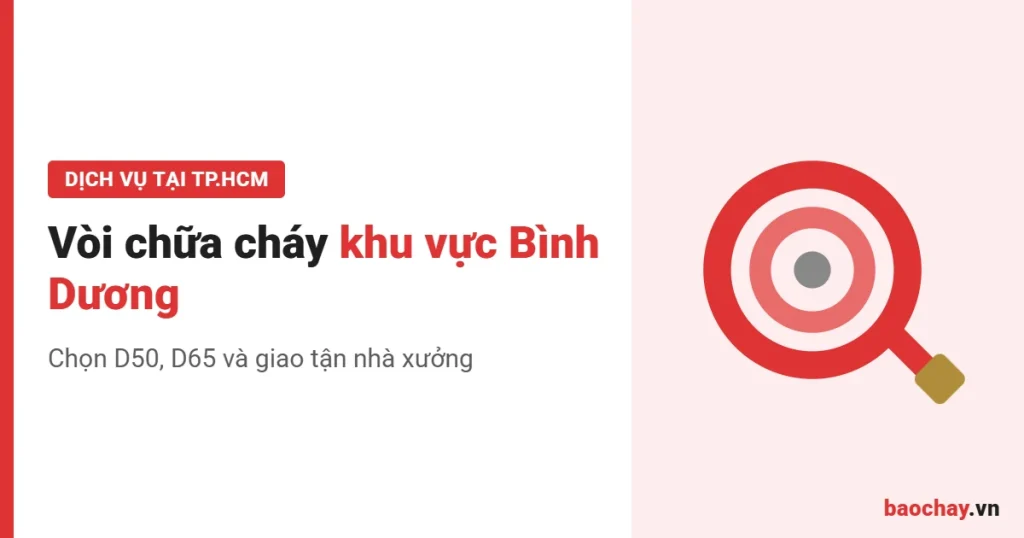 Mua vòi chữa cháy Bình Dương: chọn loại và giao hàng