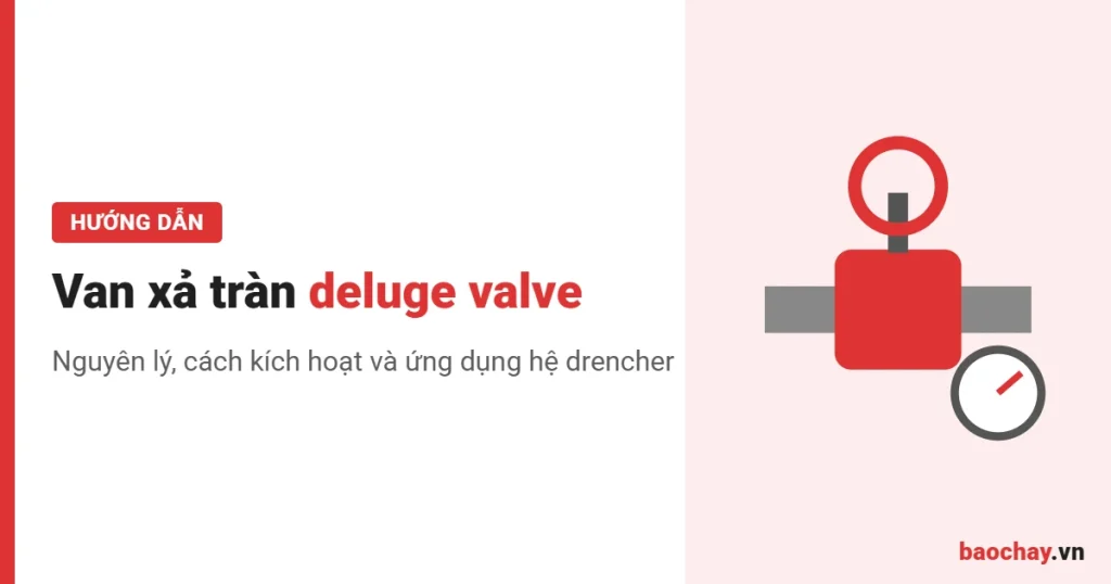 Van xả tràn deluge valve cho hệ thống drencher